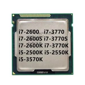 i7-2600 i7-3770 i7-2600S i7-3770S i7-2600K i7-3770K i5-2500K i5-2550K i5-3570K 쿼드 코어 LGA 1155 CP
