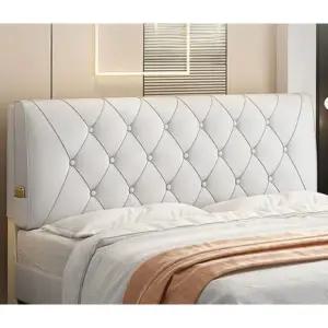 레자 가죽 젖빛 침대 등받이 헤드쿠션 벽가드 헤드보드 테크 패브릭 클리어워터그레이