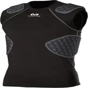 맥데이비드 라이벌 통합 패딩 축구 셔츠 5패드 압축