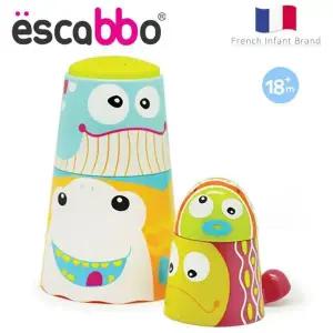 [하프클럽/알티피아]4pcs 목욕놀이 1234 컵쌓기 에스까보