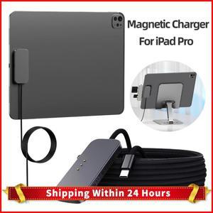 아이패드 프로용 마그네틱 무선 충전기 고속 스마트 커넥터 패드 USB-C 케이블 포함