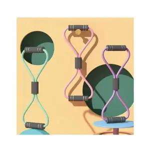 홈트 스트레칭 밴드 홈 요가 가정 헬스장 체육