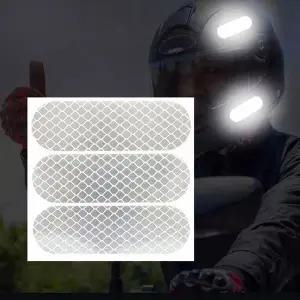 [셀러에이드]오토바이 헬멧 반사 스티커 야간 안전 표시 자전거