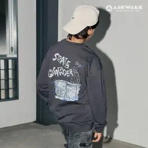 [보리보리/에어워크 주니어]주니어 일러스트 전사 그래픽 맨투맨 티셔츠