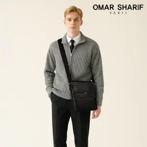 [오마샤리프] 천연 소가죽 남성 비즈니스백 메신저백 숄더백 OS6005M