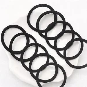 [골드스마일]튼튼한 머리고무줄 여성 헤어 검정 머리끈