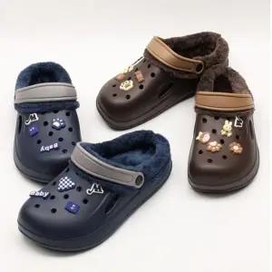 겨울 방한 털 샌들 성인 주니어 실내화 털슬리퍼 (WFFTE6D)