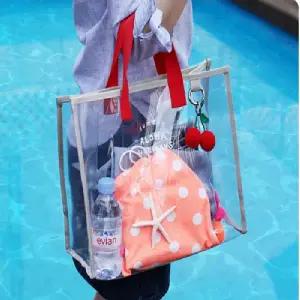 방수가방 수영복 방수 투명 비치백 수영장 워터파크 비치 계곡