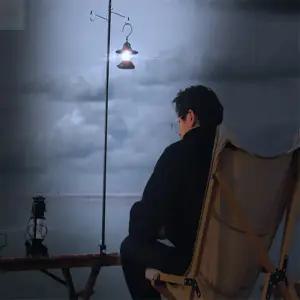 키템 캠핑 랜턴걸이 스탠드 거치대 1랜턴스탠드-블랙