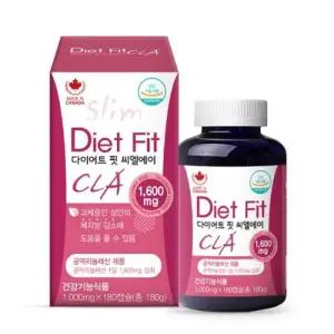 [캐나다직수입] 핏 CLA 1000mg x 180캡슐 균형잡힌날씬한몸매 체지방감소