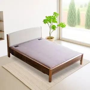 [인터데코]황토볼 스프링보료 온돌침대 탄탄한 지지감 (퀸,서랍) HM301