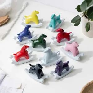 2026 붉은 말띠해 세라믹 도자기 말인형 말장식품 스웨덴 북유럽 달라호스 인형 행운의