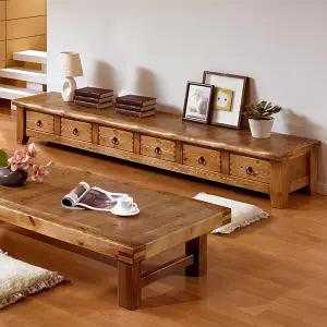 [마루엔개비] 우리목 장거실장 250 원목 TV장