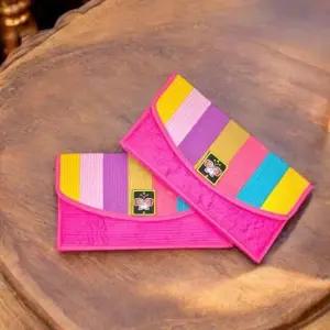 외국인선물 색동 장지갑 외국인선물 전통파우치 한복기념품