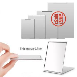 알루미늄 접이식 거울 포켓 미니 휴대용 메이크업 여행용 손 작은 화장대 컴팩트 도구