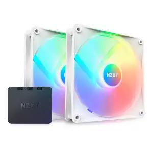 NZXT F140 RGB Core Twin Pack 컴퓨터 케이스 쿨러 (화이트)