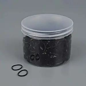 블랙 고탄력 고무줄 대용량 미니 다용도 케이스