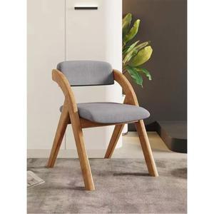 접이식 식탁의자 쿠션 의자 보조 접이식쿠션의자 모던 대백 원목 사각 폴딩체어 심플