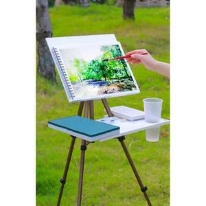 이젤 삼각대 초보자 스틸 철제 리프트 그림받침대 나무이젤 화구대 알루미늄 그리기 블랙