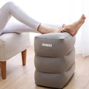 ( )에어발쿠션 3단 발받침 차량용발쿠션 에어쿠션 책상발받침 다용도 낮잠베게