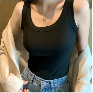 여성민소매나시티 골지 이너티 민소매나시티 이너티셔츠 정장이너 사무실 하객룩