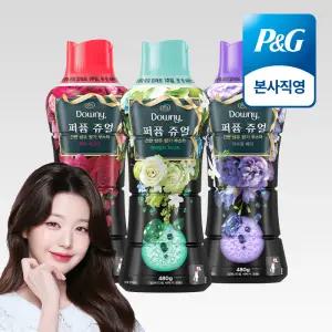 다우니 퍼퓸 쥬얼 향기 부스터 패밀리팩 480g 3개