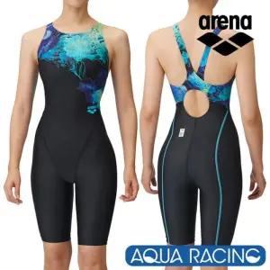아레나 여자 경기용 5부 반전신 수영복 U153628 선수용