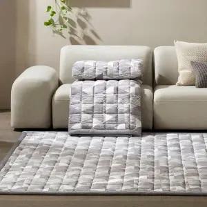 [루다인]트리플 번아웃 극세사 카페트 (대형)