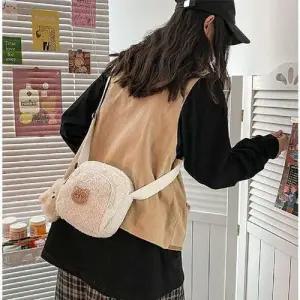 뽀글 곰돌이 학생 보조가방 미니 크로스백 WBBAAB4