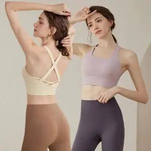 무브미트 요가 브라탑 헬스 크롭탑 운동 스판 (WFK7FWQ)