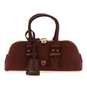 스웨이드 볼링 바게트 숄더백 105334A2JH R49Q