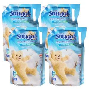 스너글 초고농축 섬유유연제 오리지널 허거블 코튼 리필 2.6L X4개