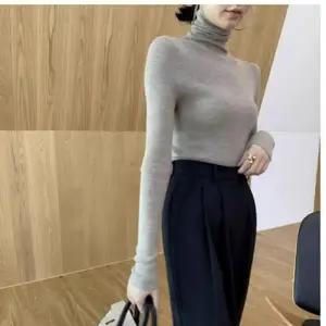 여자 골지 겨울 기본 목티 목폴라 긴팔 여성 무지 니트 이너 터틀넥 폴라티 티셔츠 슬림