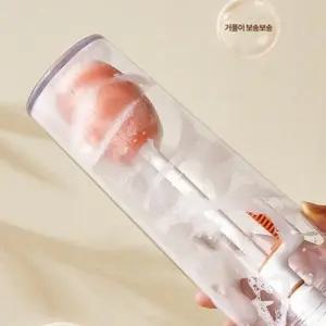 텀블러 물병 세척 솔 브러쉬 빨대 세척솔 솔 세척 보온 수세미 물통