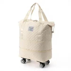 ( )아이러빗 2단 확장 보스턴백 바퀴달린 보조 여행가방