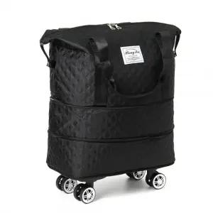 ( )아이러빗 2단 확장 보스턴백블랙 바퀴달린 여행가방