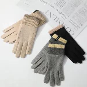 터치 기모안감 여자장갑 여성 니트 스마트폰 베이직장갑 스마트터치장갑 털장갑 겨울 장갑