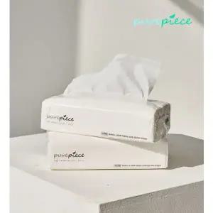 퓨어피스 먼지없는 뽑아쓰는 팝업티슈 150매 15개입 천연펄프 소프트팩 미용티슈