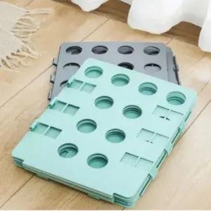 고품질 접이식 의류 정리함 티셔츠 정리 도구 빨래 수납 정리기 (WFKG017)