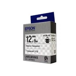 엡손 라벨테이프 ST12K-PX 투명 12mmx9M 검정글씨 갑(5개입) (WFKFSOG)
