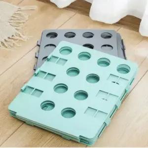 고품질 접이식 의류 정리함 티셔츠 정리 도구 빨래 수납 정리기 (WFKG017)