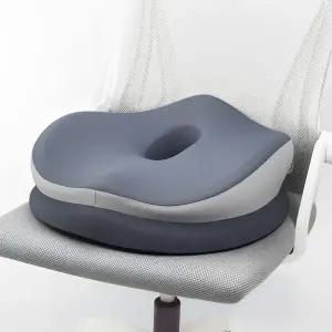 에코벨 고급 2단 사계절 통기성 치질 방지 메모리폼 방석 쿠션