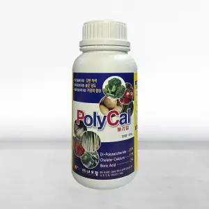 폴리칼 500cc 칼슘제 착색 과일 당도 저장력 향상용 프리미엄 영양제