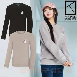 콜핑 남여공용 겨울 기모 라운드 맨투맨 긴팔티셔츠 KVT0437U 타미스