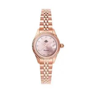 [신세계라이브쇼핑]로즈몽 RS76-05MT 앤틱 터치 로즈 라운드 여성 메탈 손목 시계