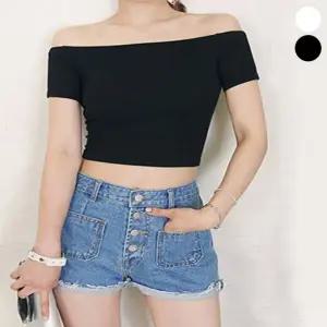 반팔티 신상품 크롭 티셔츠 어깨라인 추천 입술넥 오프숄더 슬림핏