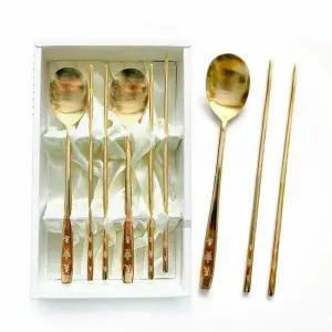 엘사 GTW231N5 금수저 황금골드24k 금수저2벌세트 (거북.가든) 사틴 무광 선물세트 답례품