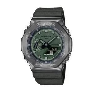 [신세계라이브쇼핑]지샥 GM-2100B-3A 지얄오크 팔각 메탈 커버 남성 아날로그 전자 시계