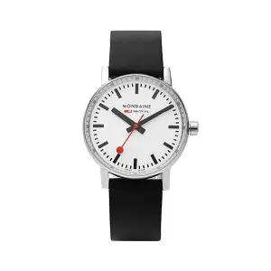 [신세계라이브쇼핑]몬데인 MSE.35110.LBV 레일웨이 에보2 비건 공용 가죽 시계