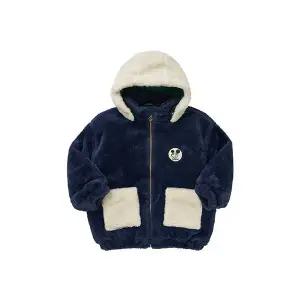 [미니로디니] 2371010467 (Slogan Faux Fur Jacket) 페이크 퍼 아동 자켓